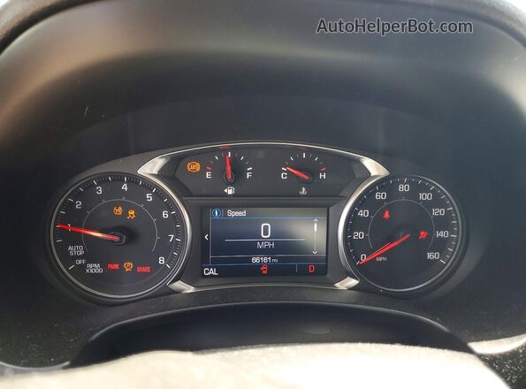 3GKALMEV0NL237609 2022 GMC TERRAIN Синий Вид щитка приборов