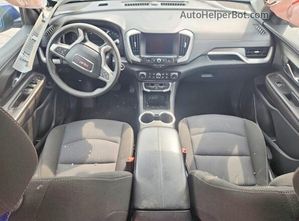 3GKALMEV0NL237609 2022 GMC TERRAIN Синий Вид панели приборов