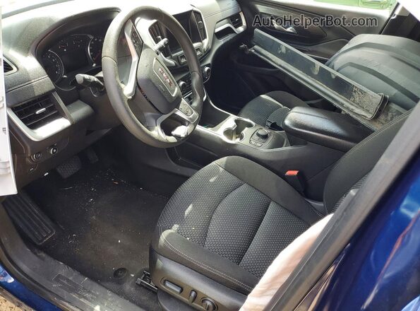 3GKALMEV0NL237609 2022 GMC TERRAIN Синий Вид салона спереди