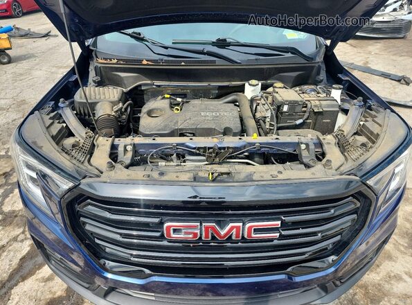 3GKALMEV0NL237609 2022 GMC TERRAIN Синий Вид подкапотного пространства