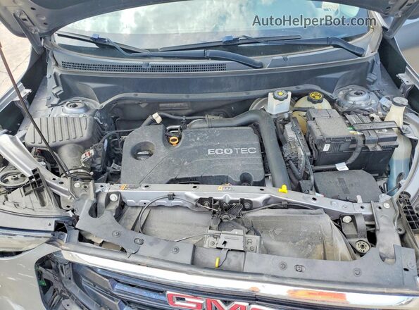 3GKALMEV1JL252890 2018 GMC TERRAIN Gray ძრავის განყოფილების ხედი