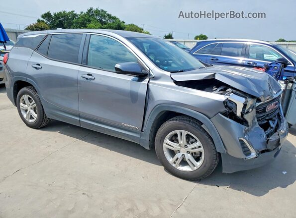 3GKALMEV1JL252890 2018 GMC TERRAIN Gray წინა მარჯვენა