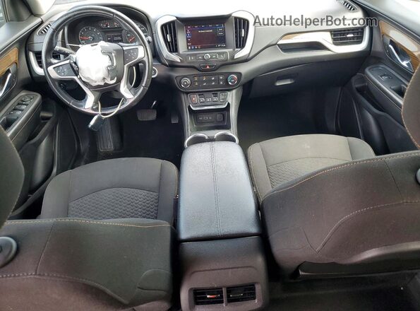3GKALMEV1JL252890 2018 GMC TERRAIN Gray წინა პანელის ხედი