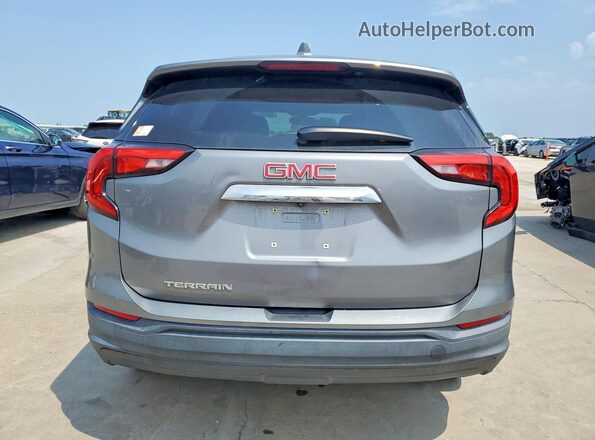 3GKALMEV1JL252890 2018 GMC TERRAIN Gray უკანა ხედი