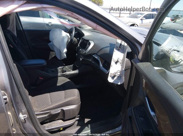 3GKALMEV1JL364119 2018 GMC TERRAIN Gray Vista interior delantera
