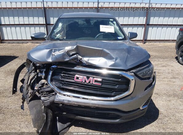 3GKALMEV1JL364119 2018 GMC TERRAIN Gray Vista interior trasera