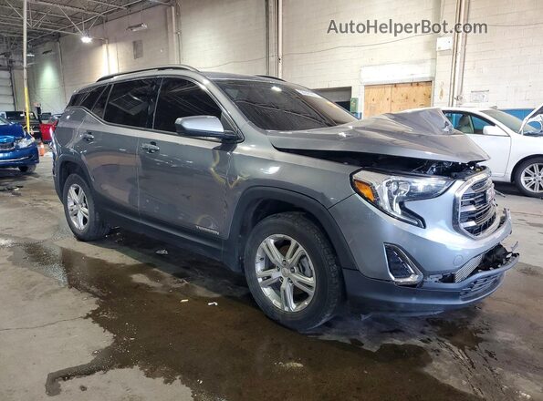 3GKALMEV1JL403016 2018 GMC TERRAIN Silver Delantero derecho
