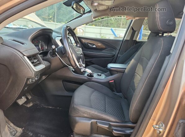 3GKALMEV1KL107382 2019 GMC TERRAIN Brown Vista interior delantera