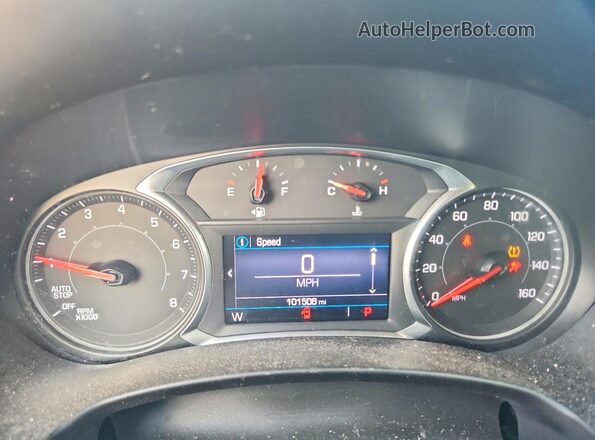3GKALMEV1KL107382 2019 GMC TERRAIN Brown Vista del cuadro de instrumentos