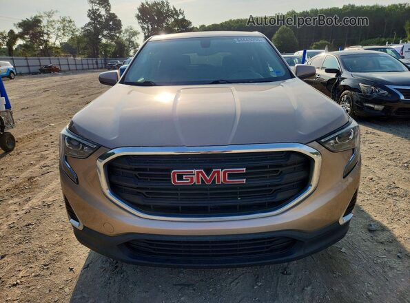 3GKALMEV1KL107382 2019 GMC TERRAIN Brown Vista frontal