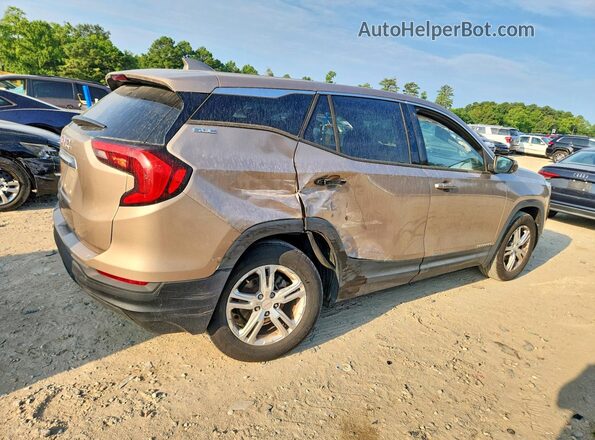3GKALMEV1KL107382 2019 GMC TERRAIN Brown Trasero derecho