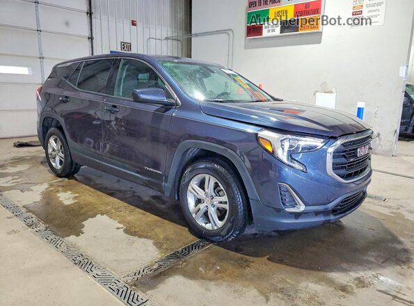 3GKALMEV1KL114025 2019 GMC TERRAIN Blue Հետևի աջ