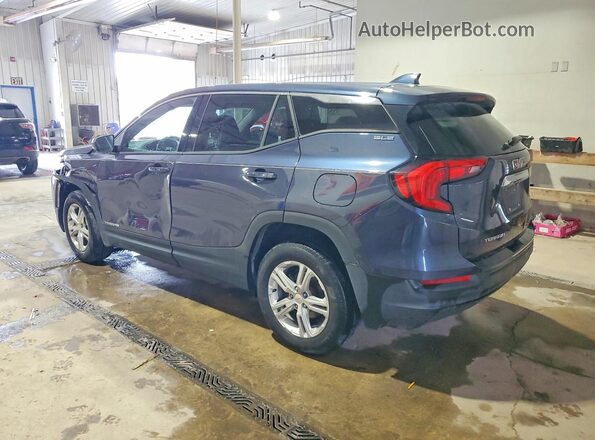 3GKALMEV1KL114025 2019 GMC TERRAIN Blue Հետևի ձախ