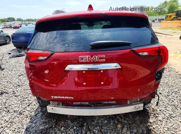3GKALMEV1KL135618 2019 GMC TERRAIN Красный Вид сзади