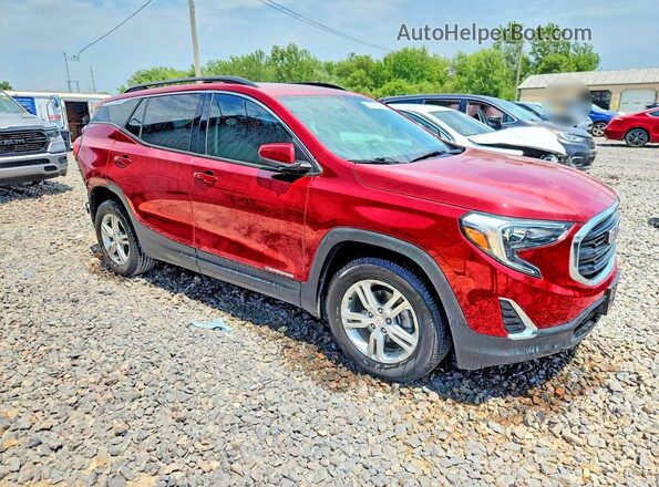 3GKALMEV1KL135618 2019 GMC TERRAIN Красный Передняя правая четверть