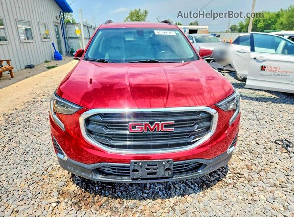 3GKALMEV1KL135618 2019 GMC TERRAIN Красный Вид спереди