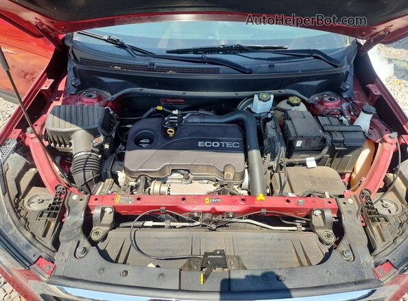 3GKALMEV1KL135618 2019 GMC TERRAIN Красный Вид подкапотного пространства