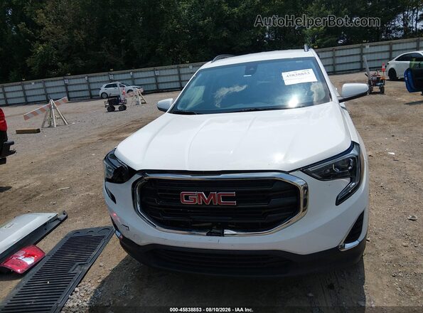 3GKALMEV1LL305655 2020 GMC TERRAIN White Вид щитка приладів