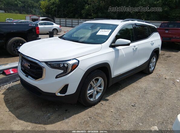 3GKALMEV1LL305655 2020 GMC TERRAIN White Передня ліва чверть