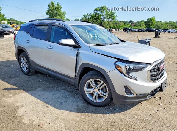 3GKALMEV1ML319072 2021 GMC TERRAIN Silver Delantero derecho