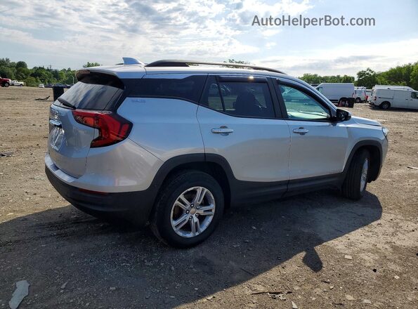 3GKALMEV1ML319072 2021 GMC TERRAIN Silver Trasero derecho