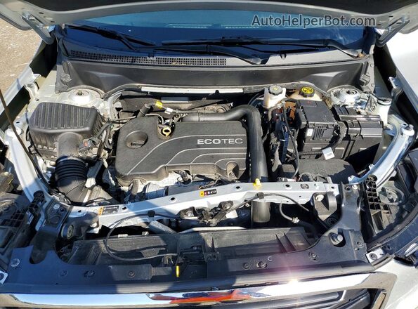 3GKALMEV1ML319072 2021 GMC TERRAIN Silver Vista del compartimento del motor