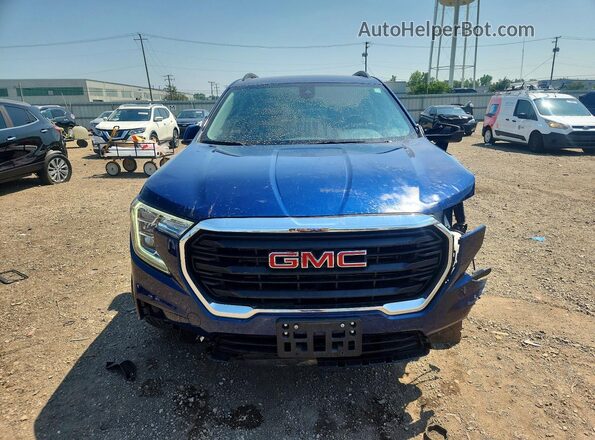 3GKALMEV1NL297611 2022 GMC TERRAIN Blue Widok z przodu