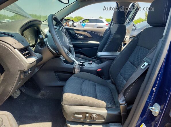 3GKALMEV1NL297611 2022 GMC TERRAIN Blue Widok wnętrza z przodu