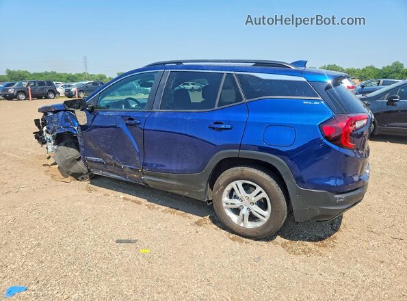3GKALMEV1NL297611 2022 GMC TERRAIN Blue Tył lewy