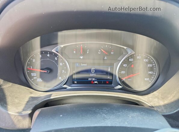 3GKALMEV1NL297611 2022 GMC TERRAIN Blue Widok zestawu wskaźników