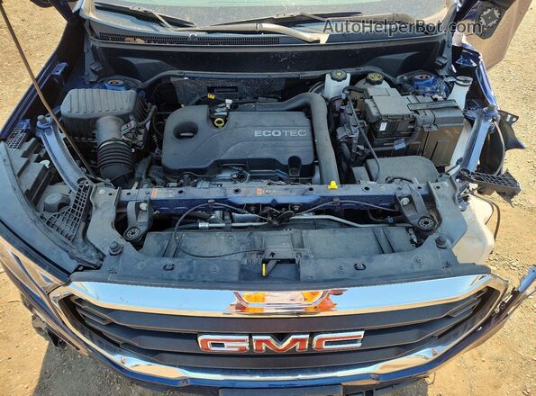 3GKALMEV1NL297611 2022 GMC TERRAIN Blue Widok komory silnika