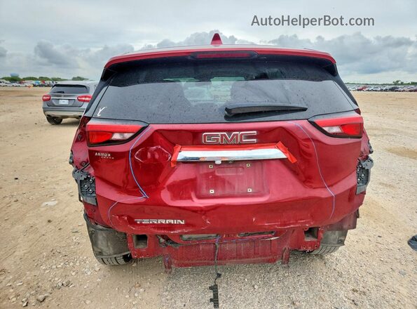 3GKALMEV2JL233460 2018 GMC TERRAIN Red Հետևի տեսք