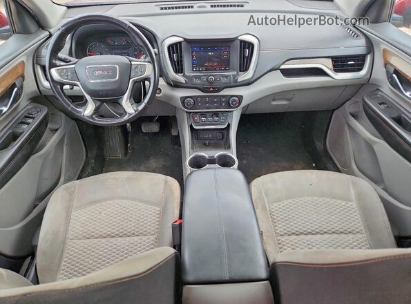 3GKALMEV2JL233460 2018 GMC TERRAIN Red Առջևի վահանակի տեսք