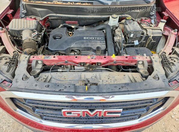 3GKALMEV2JL233460 2018 GMC TERRAIN Red Շարժիչի բաժամունքի տեսք