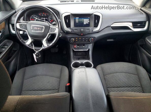 3GKALMEV2JL314264 2018 GMC TERRAIN Black Widok deski rozdzielczej