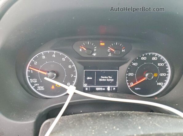 3GKALMEV2JL314264 2018 GMC TERRAIN Black Widok zestawu wskaźników