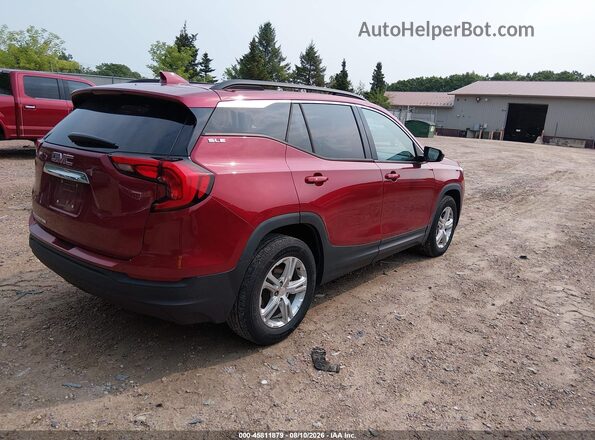 3GKALMEV2JL353954 2018 GMC TERRAIN Red Trasero derecho