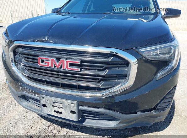 3GKALMEV2JL394925 2018 GMC TERRAIN Black Front view
