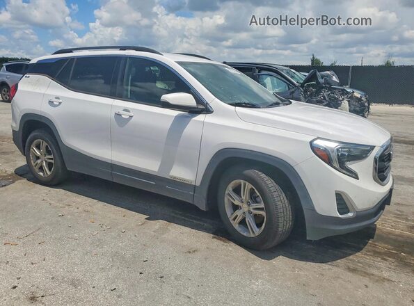 3GKALMEV2KL156073 2019 GMC TERRAIN White Delantero derecho