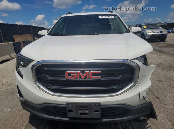 3GKALMEV2KL156073 2019 GMC TERRAIN White Vista frontal