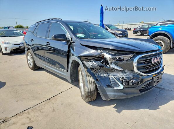 3GKALMEV2LL100605 2020 GMC TERRAIN Black Delantero derecho
