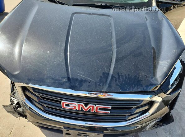 3GKALMEV2LL100605 2020 GMC TERRAIN Black Vista del compartimento del motor