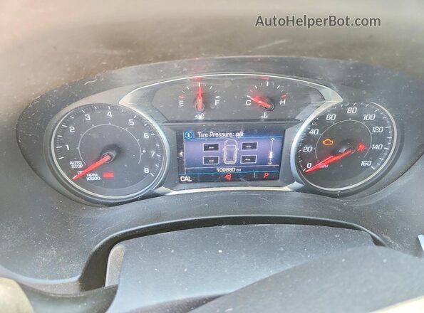 3GKALMEV2LL148475 2020 GMC TERRAIN Серый Вид щитка приборов