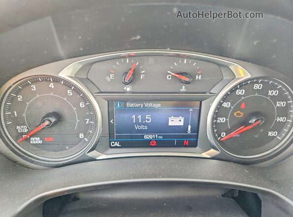 3GKALMEV2LL189009 2020 GMC TERRAIN Silver ხელსაწყოთა პანელის ხედი