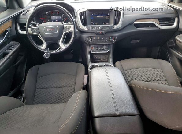 3GKALMEV2ML374663 2021 GMC TERRAIN Silver Առջևի վահանակի տեսք