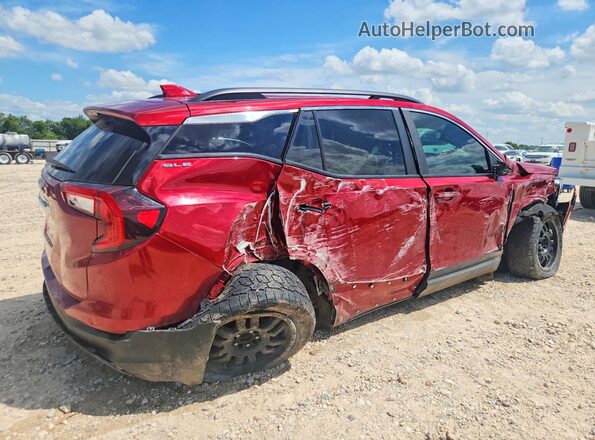 3GKALMEV2NL128990 2022 GMC TERRAIN Red Trasero derecho