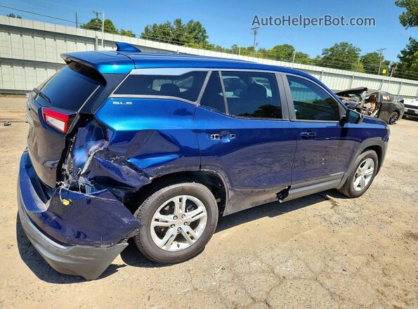 3GKALMEV2NL223209 2022 GMC TERRAIN Blue Trasero derecho