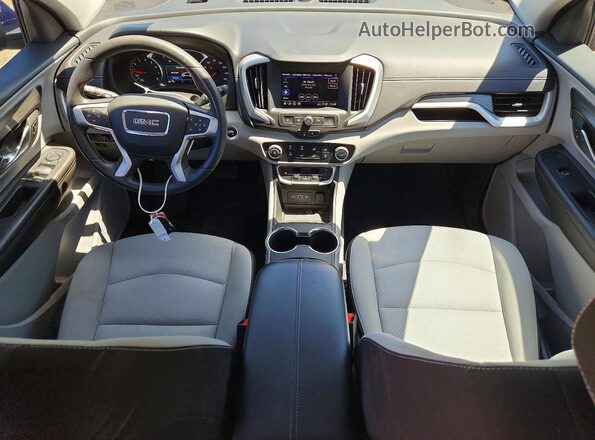 3GKALMEV2NL223209 2022 GMC TERRAIN Blue Vista del salpicadero