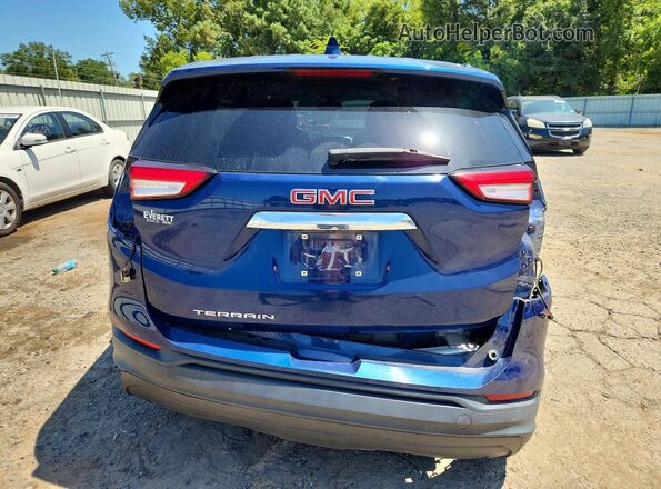 3GKALMEV2NL223209 2022 GMC TERRAIN Blue Vista trasera