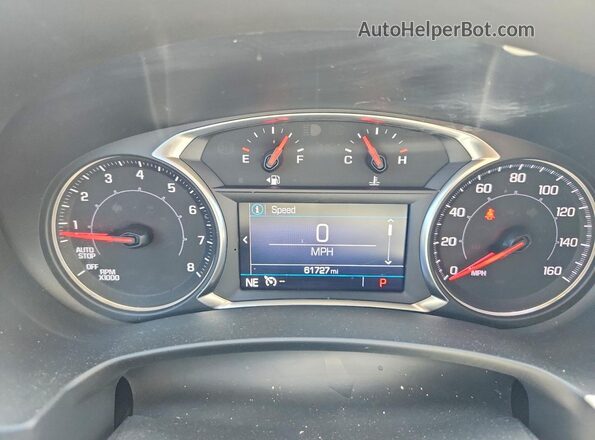 3GKALMEV2NL223209 2022 GMC TERRAIN Blue Vista del cuadro de instrumentos